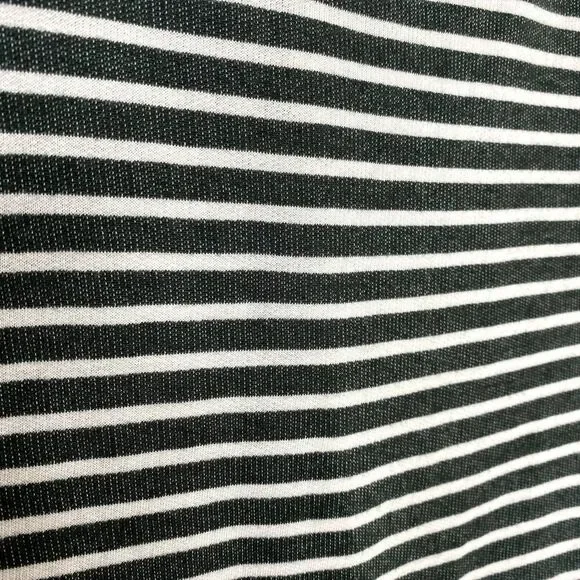 Oddy Striped Long Raglan Sleeve Sweater Top Pullover Geometric Green White - Picture 8 of 11